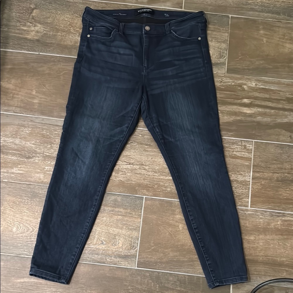 Liverpool Blue Skinny Jeans Sleek Fit